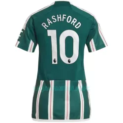 Camisola Manchester United Rashford 10 Mulher Equipamento 2ª 2023/24