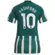 Camisola Manchester United Rashford 10 Mulher Equipamento 2ª 2023/24