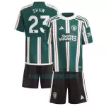 Camisola Manchester United Shaw 23 Criança Equipamento 2ª 2023/24