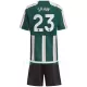Camisola Manchester United Shaw 23 Criança Equipamento 2ª 2023/24