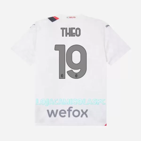 Camisola AC Milan Theo 19 Criança Equipamento 2ª 2023/24