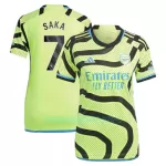 Camisola Arsenal Saka 7 Mulher Equipamento 2ª 2023/24