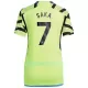 Camisola Arsenal Saka 7 Mulher Equipamento 2ª 2023/24