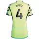 Camisola Arsenal White 4 Homem Equipamento 2ª 2023/24