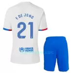 Camisola FC Barcelona Frenkie de Jong 21 Criança Equipamento 2ª 2023/24