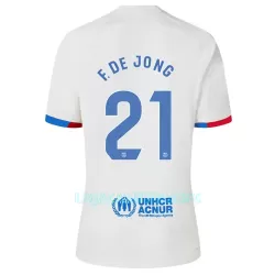 Camisola FC Barcelona Frenkie de Jong 21 Criança Equipamento 2ª 2023/24