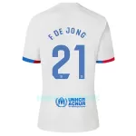 Camisola FC Barcelona Frenkie de Jong 21 Homem Equipamento 2ª 2023/24