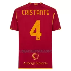 Camisola AS Roma Cristante 4 Homem Equipamento 1ª 2023/24