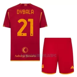 Camisola AS Roma Dybala 21 Criança Equipamento 1ª 2023/24 Camisola AS Roma Dybala 21 Criança Equipamento 1ª 2023/24