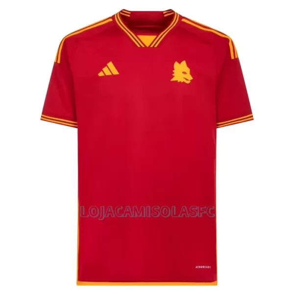 Camisola AS Roma Dybala 21 Criança Equipamento 1ª 2023/24