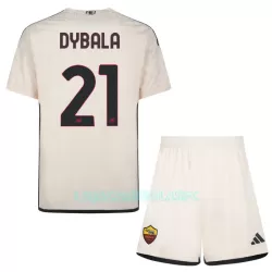 Camisola AS Roma Dybala 21 Criança Equipamento 2ª 2023/24