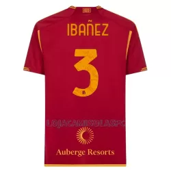 Camisola AS Roma Ibanez 3 Homem Equipamento 1ª 2023/24 Camisola AS Roma Ibanez 3 Homem Equipamento 1ª 2023/24
