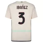 Camisola AS Roma Ibanez 3 Homem Equipamento 2ª 2023/24