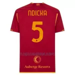 Camisola AS Roma Ndicka 5 Homem Equipamento 1ª 2023/24