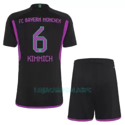 Camisola FC Bayern de Munique Kimmich 6 Criança Equipamento 2ª 2023/24 Camisola FC Bayern de Munique Kimmich 6 Criança Equipamento 2ª 2023/24
