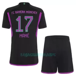 Camisola FC Bayern de Munique Mane 17 Criança Equipamento 2ª 2023/24 Camisola FC Bayern de Munique Mane 17 Criança Equipamento 2ª 2023/24