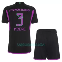 Camisola FC Bayern de Munique Minjae 3 Criança Equipamento 2ª 2023/24 Camisola FC Bayern de Munique Minjae 3 Criança Equipamento 2ª 2023/24