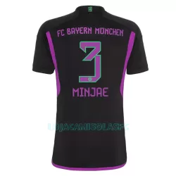 Camisola FC Bayern de Munique Minjae 3 Criança Equipamento 2ª 2023/24