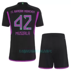 Camisola FC Bayern de Munique Musiala 42 Criança Equipamento 2ª 2023/24 Camisola FC Bayern de Munique Musiala 42 Criança Equipamento 2ª 2023/24