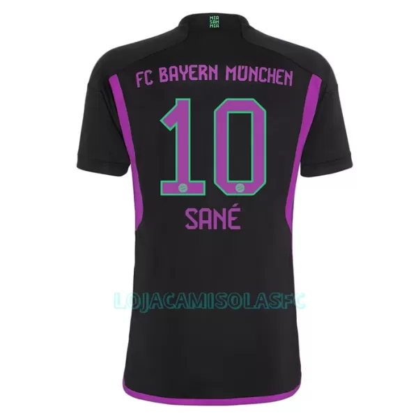 Camisola FC Bayern de Munique Sané 10 Criança Equipamento 2ª 2023/24