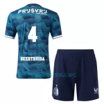 Camisola Feyenoord Geertruida 4 Criança Equipamento 2ª 2023/24