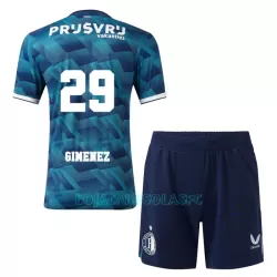 Camisola Feyenoord Gimenez 29 Criança Equipamento 2ª 2023/24 Camisola Feyenoord Gimenez 29 Criança Equipamento 2ª 2023/24