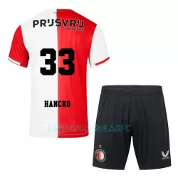 Camisola Feyenoord Hancko 33 Criança Equipamento 1ª 2023/24 Camisola Feyenoord Hancko 33 Criança Equipamento 1ª 2023/24
