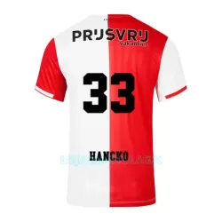 Camisola Feyenoord Hancko 33 Homem Equipamento 1ª 2023/24 Camisola Feyenoord Hancko 33 Homem Equipamento 1ª 2023/24
