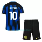 Camisola Inter Milan Lautaro Martinez 10 Criança Equipamento 1ª 2023/24