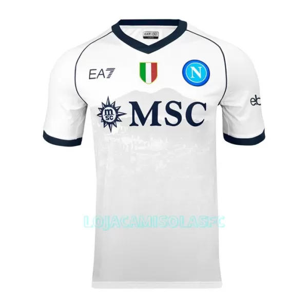 Camisola Napoli Criança Equipamento 2ª 2023/24