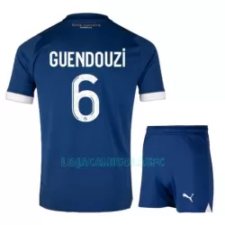 Camisola Olympique Marseille GUENDOUZI 6 Criança Equipamento 2ª 2023/24 Camisola Olympique Marseille GUENDOUZI 6 Criança Equipamento 2ª 2023/24