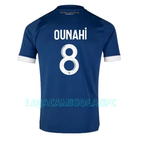 Camisola Olympique Marseille OUNAHI 8 Homem Equipamento 2ª 2023/24