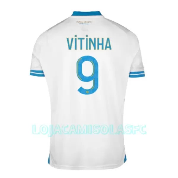 Camisola Olympique Marseille VITINHA 9 Homem Equipamento 1ª 2023/24