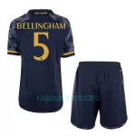 Camisola Real Madrid Bellingham 5 Criança Equipamento 2ª 2023/24