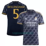 Camisola Real Madrid Bellingham 5 Homem Equipamento 2ª 2023/24