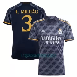 Camisola Real Madrid E. Militão 3 Homem Equipamento 2ª 2023/24 Camisola Real Madrid E. Militão 3 Homem Equipamento 2ª 2023/24