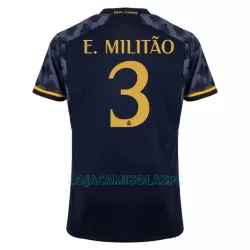 Camisola Real Madrid E. Militão 3 Homem Equipamento 2ª 2023/24