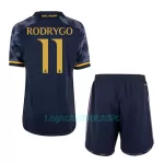 Camisola Real Madrid Rodrygo 11 Criança Equipamento 2ª 2023/24