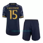 Camisola Real Madrid Valverde 15 Criança Equipamento 2ª 2023/24