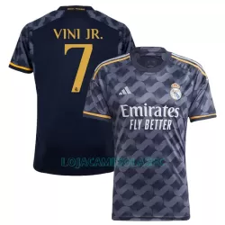Camisola Real Madrid Vini Jr. 7 Homem Equipamento 2ª 2023/24 Camisola Real Madrid Vini Jr. 7 Homem Equipamento 2ª 2023/24