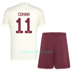 Camisola FC Bayern de Munique Coman 11 Champions League Criança Equipamento 3ª 2023/24 Camisola FC Bayern de Munique Coman 11 Champions League Criança Equipamento 3ª 2023/24
