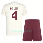 Camisola FC Bayern de Munique De Ligt 4 Champions League Criança Equipamento 3ª 2023/24