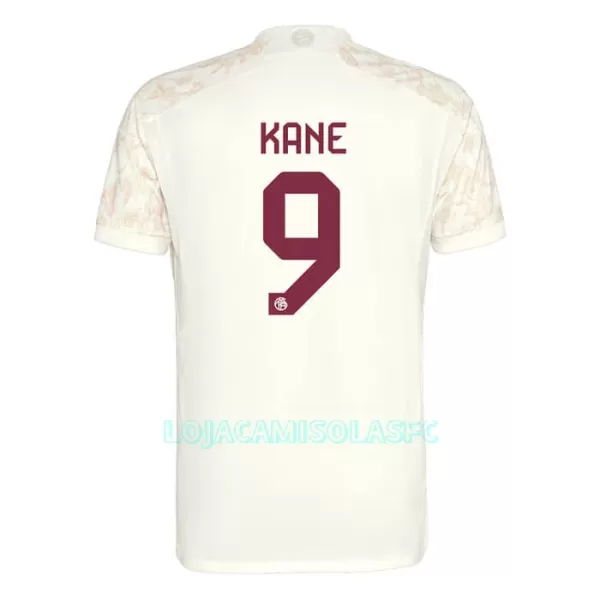 Camisola FC Bayern de Munique Kane 9 Champions League Criança Equipamento 3ª 2023/24