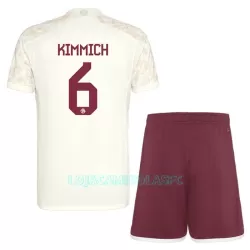 Camisola FC Bayern de Munique Kimmich 6 Champions League Criança Equipamento 3ª 2023/24 Camisola FC Bayern de Munique Kimmich 6 Champions League Criança Equipamento 3ª 2023/24