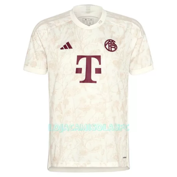 Camisola FC Bayern de Munique Laimer 27 Champions League Criança Equipamento 3ª 2023/24