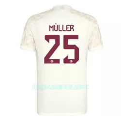Camisola FC Bayern de Munique Müller 25 Champions League Criança Equipamento 3ª 2023/24