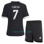 Camisola Juventus Chiesa 7 Criança Equipamento 3ª 2023/24