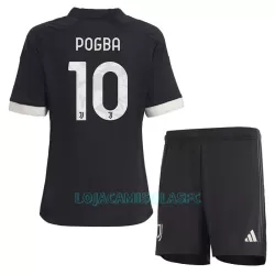 Camisola Juventus Pogba 10 Criança Equipamento 3ª 2023/24