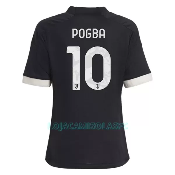 Camisola Juventus Pogba 10 Criança Equipamento 3ª 2023/24