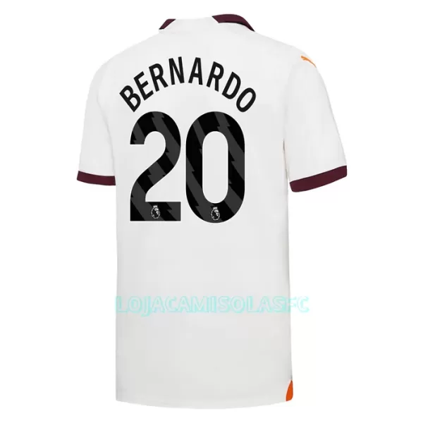 Camisola Manchester City Bernardo 20 Criança Equipamento 2ª 2023/24